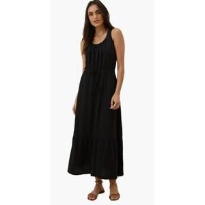 Pact Organic Cotton Relaxed Slub Tank Maxi Dress - XL